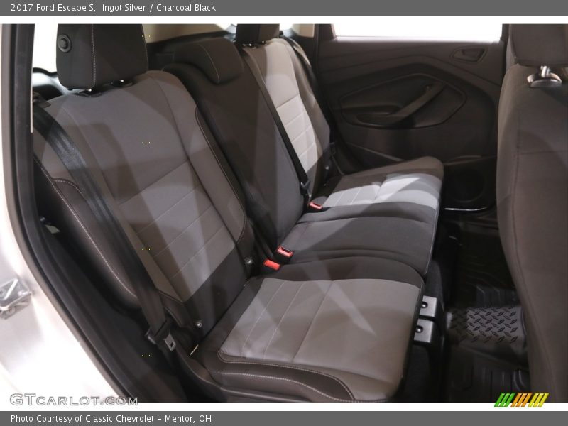 Ingot Silver / Charcoal Black 2017 Ford Escape S