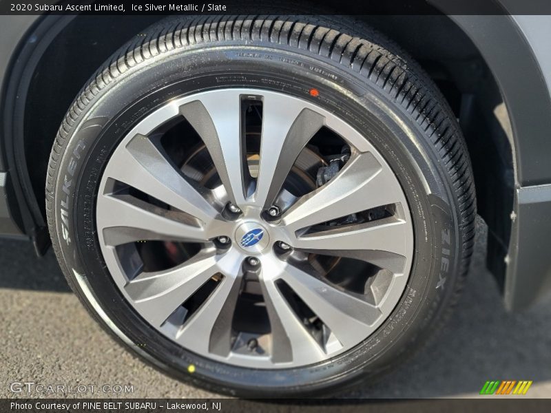 Ice Silver Metallic / Slate 2020 Subaru Ascent Limited