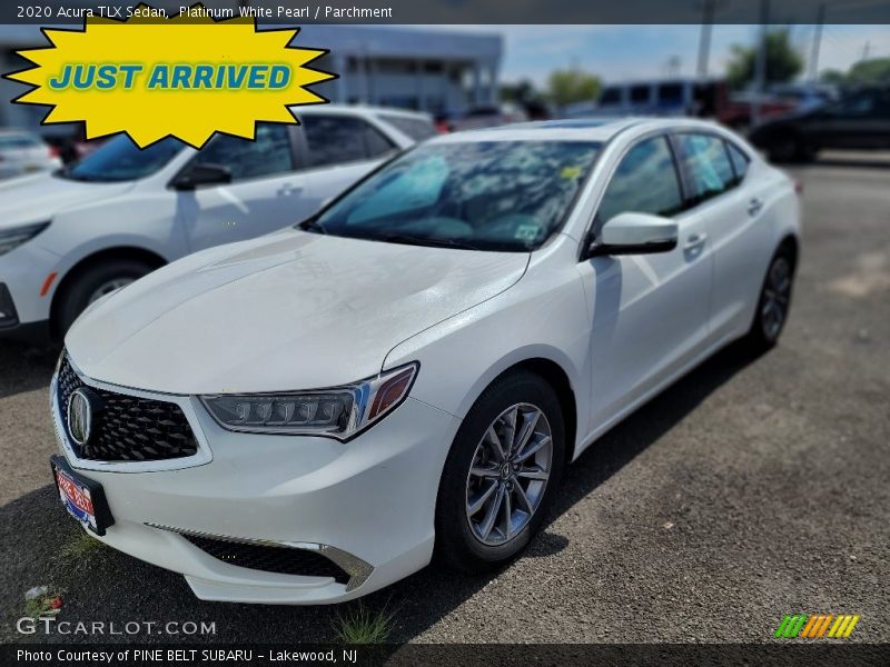 Platinum White Pearl / Parchment 2020 Acura TLX Sedan