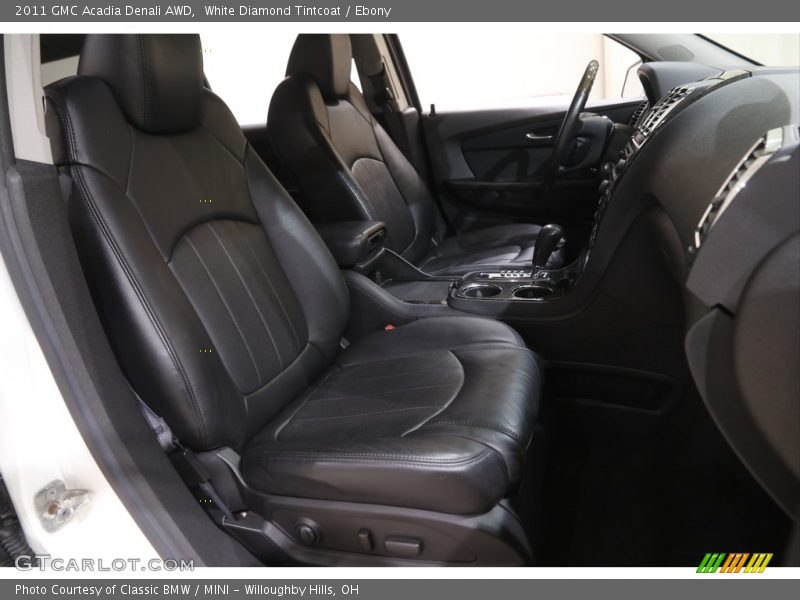 White Diamond Tintcoat / Ebony 2011 GMC Acadia Denali AWD