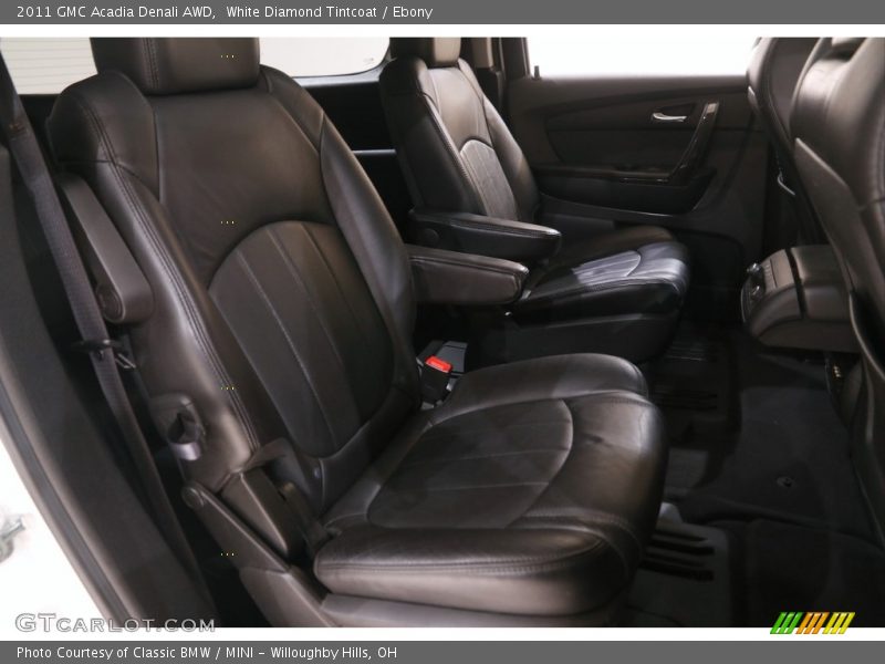 White Diamond Tintcoat / Ebony 2011 GMC Acadia Denali AWD