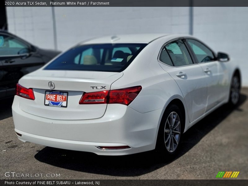Platinum White Pearl / Parchment 2020 Acura TLX Sedan