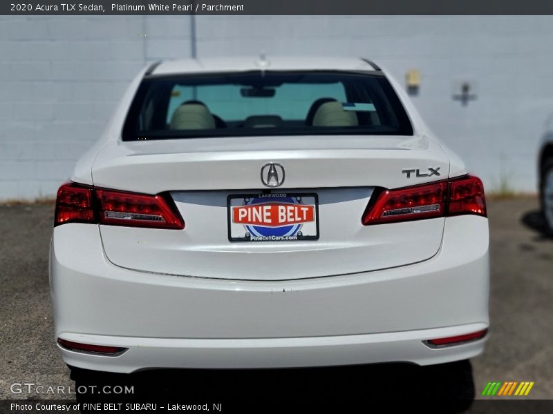 Platinum White Pearl / Parchment 2020 Acura TLX Sedan