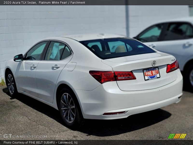 Platinum White Pearl / Parchment 2020 Acura TLX Sedan