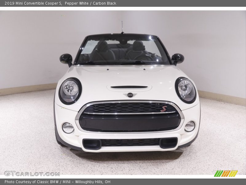 Pepper White / Carbon Black 2019 Mini Convertible Cooper S