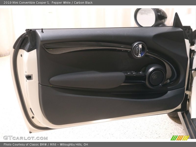 Pepper White / Carbon Black 2019 Mini Convertible Cooper S