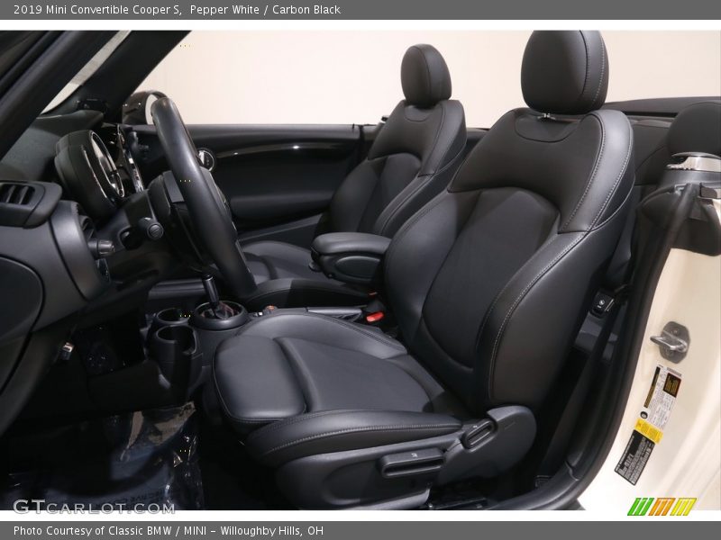 Pepper White / Carbon Black 2019 Mini Convertible Cooper S
