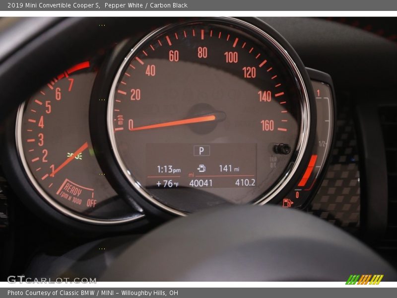 Pepper White / Carbon Black 2019 Mini Convertible Cooper S