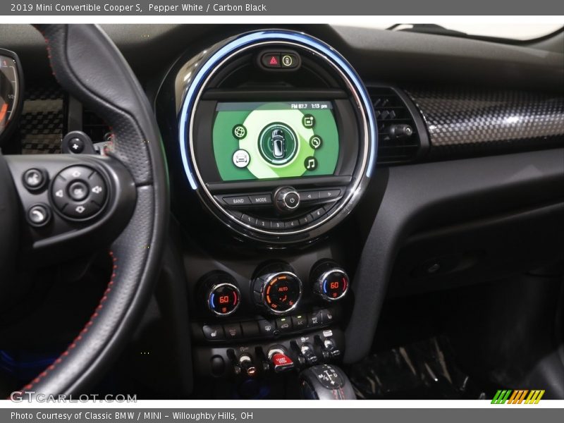 Pepper White / Carbon Black 2019 Mini Convertible Cooper S