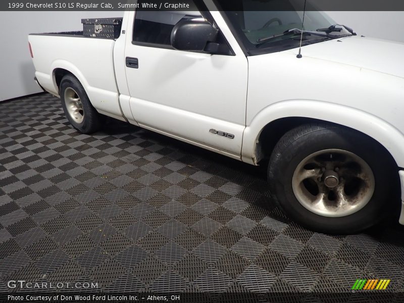 Summit White / Graphite 1999 Chevrolet S10 LS Regular Cab