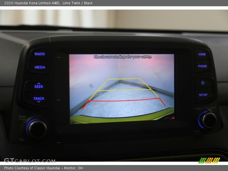 Lime Twist / Black 2020 Hyundai Kona Limited AWD
