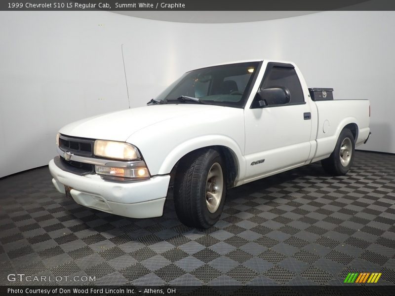 Summit White / Graphite 1999 Chevrolet S10 LS Regular Cab