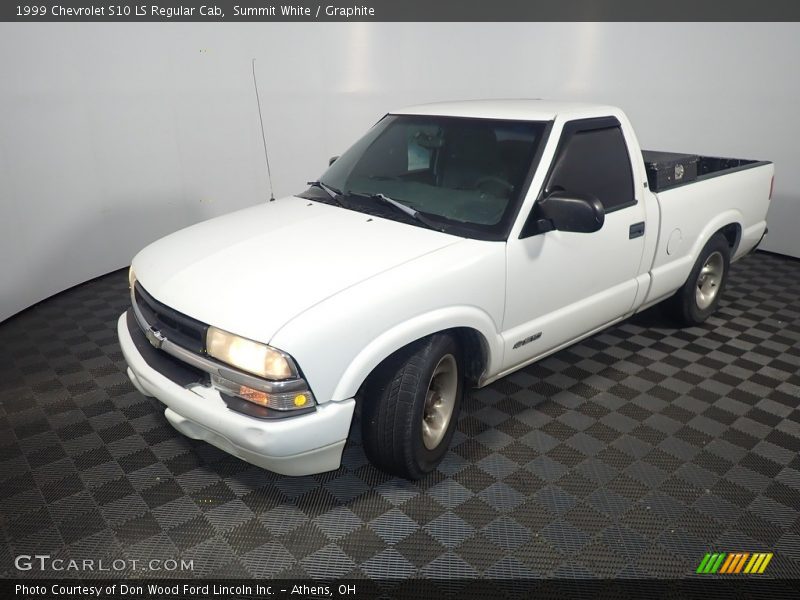 Summit White / Graphite 1999 Chevrolet S10 LS Regular Cab