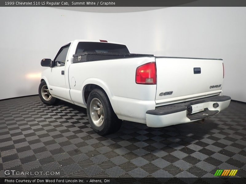 Summit White / Graphite 1999 Chevrolet S10 LS Regular Cab