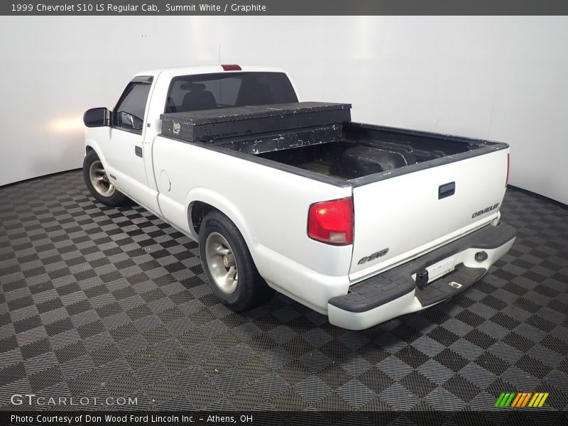 Summit White / Graphite 1999 Chevrolet S10 LS Regular Cab