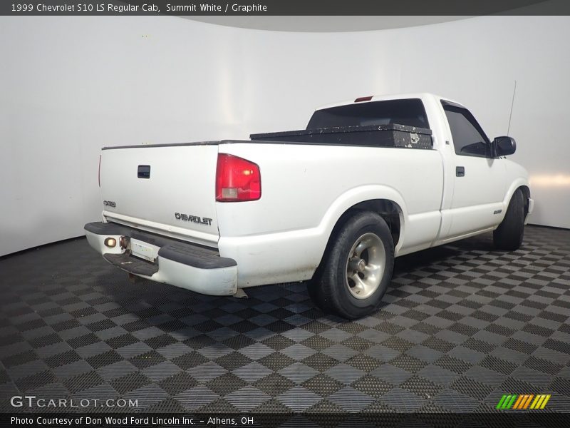 Summit White / Graphite 1999 Chevrolet S10 LS Regular Cab