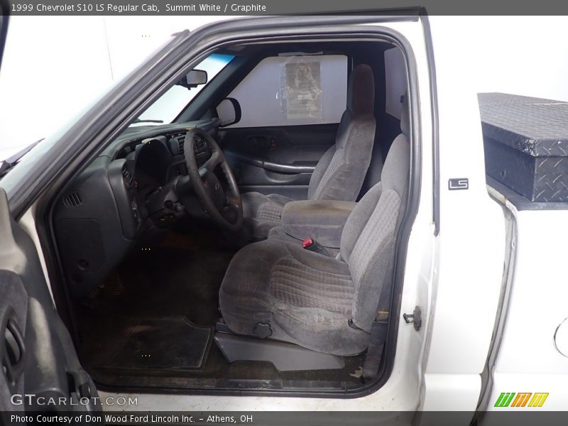 Summit White / Graphite 1999 Chevrolet S10 LS Regular Cab