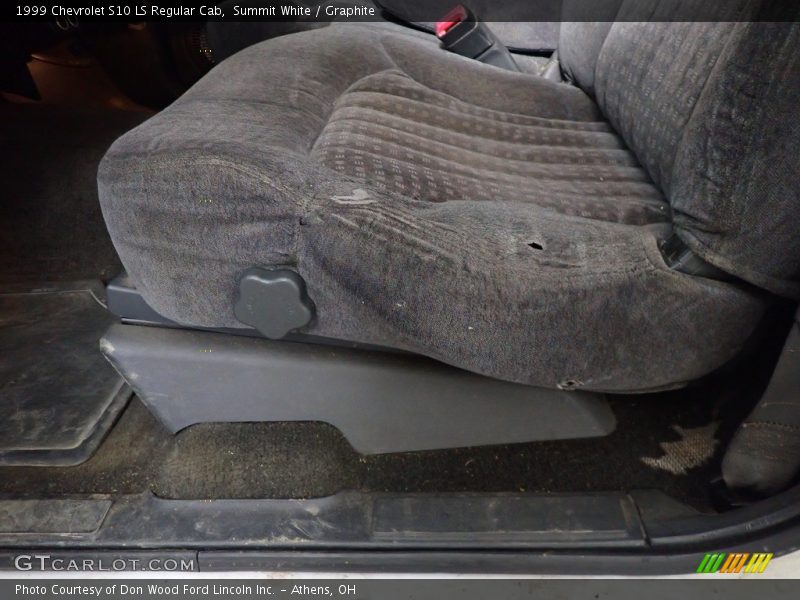 Summit White / Graphite 1999 Chevrolet S10 LS Regular Cab