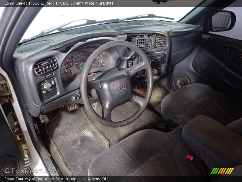 Summit White / Graphite 1999 Chevrolet S10 LS Regular Cab