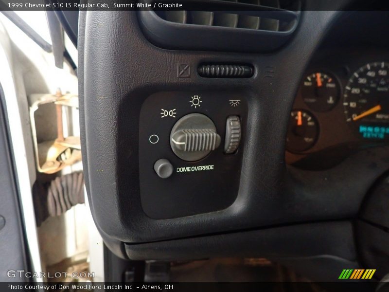 Summit White / Graphite 1999 Chevrolet S10 LS Regular Cab