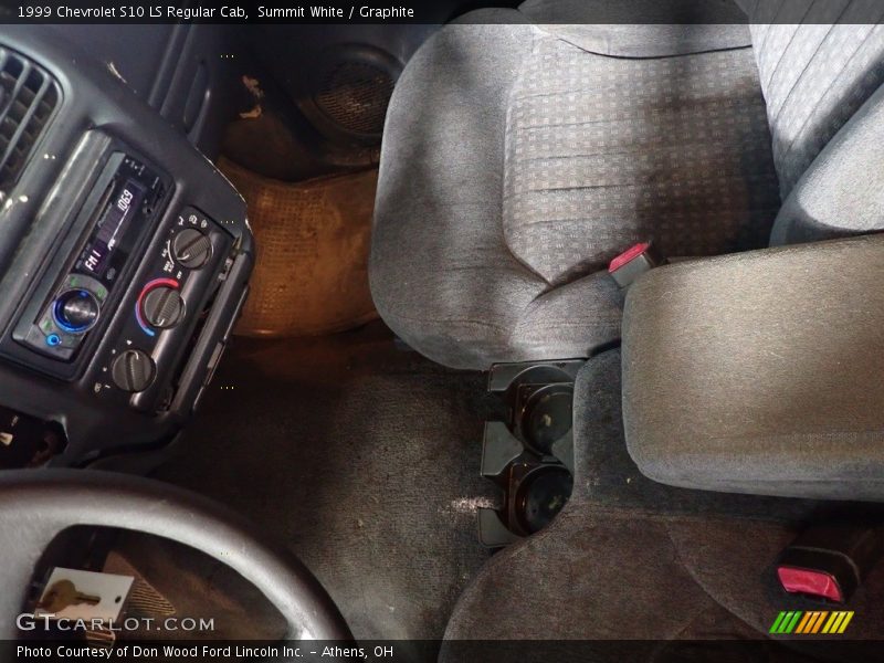 Summit White / Graphite 1999 Chevrolet S10 LS Regular Cab