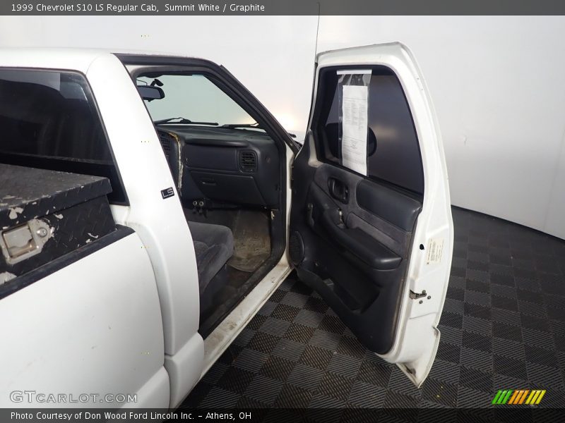 Summit White / Graphite 1999 Chevrolet S10 LS Regular Cab
