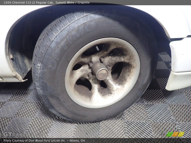 Summit White / Graphite 1999 Chevrolet S10 LS Regular Cab