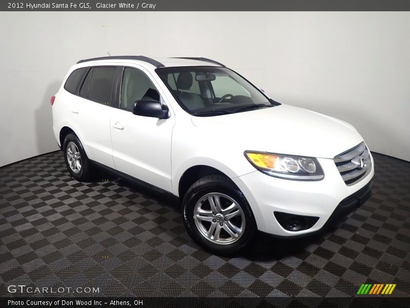Glacier White / Gray 2012 Hyundai Santa Fe GLS