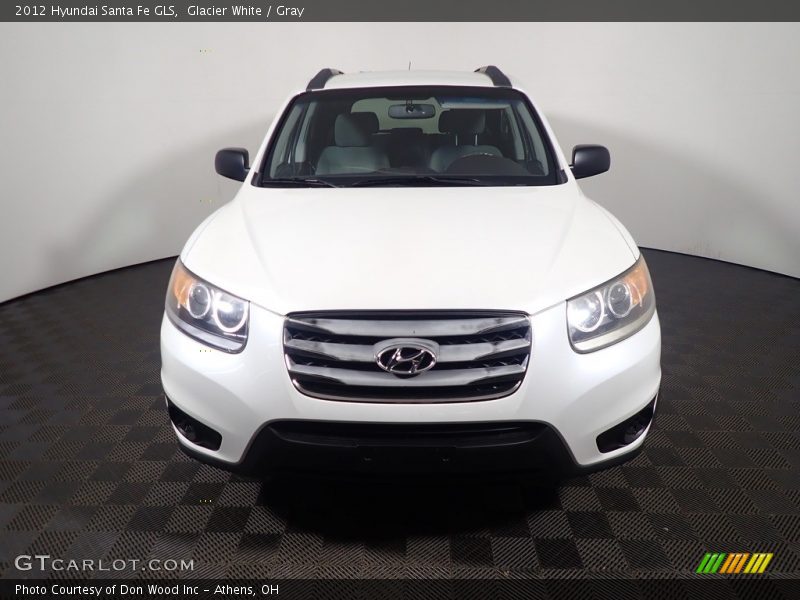 Glacier White / Gray 2012 Hyundai Santa Fe GLS