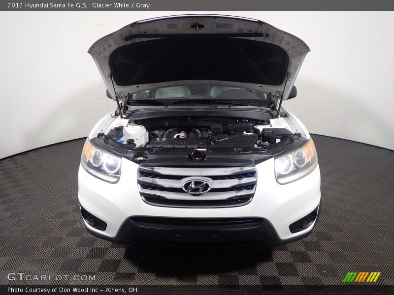 Glacier White / Gray 2012 Hyundai Santa Fe GLS