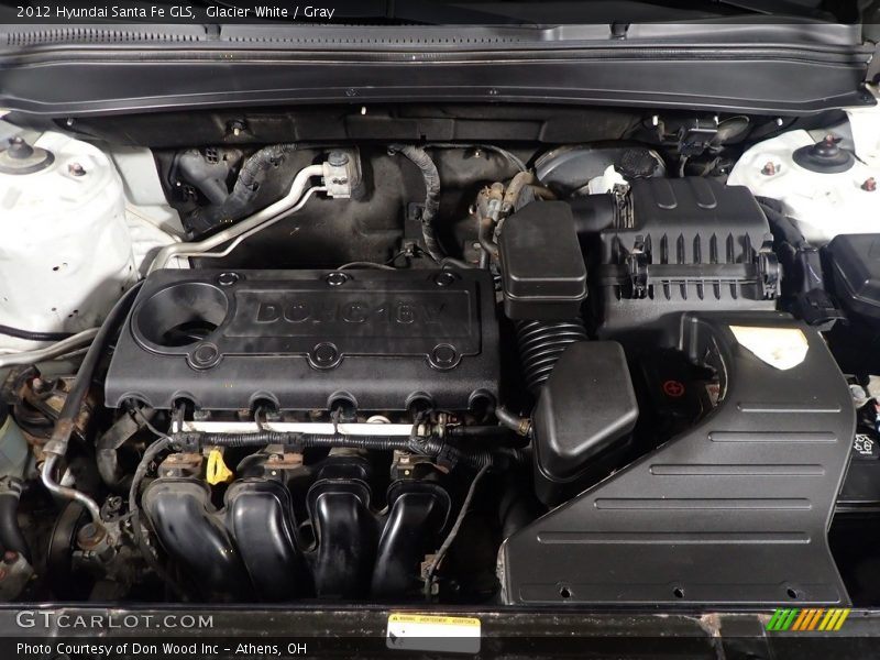 Glacier White / Gray 2012 Hyundai Santa Fe GLS
