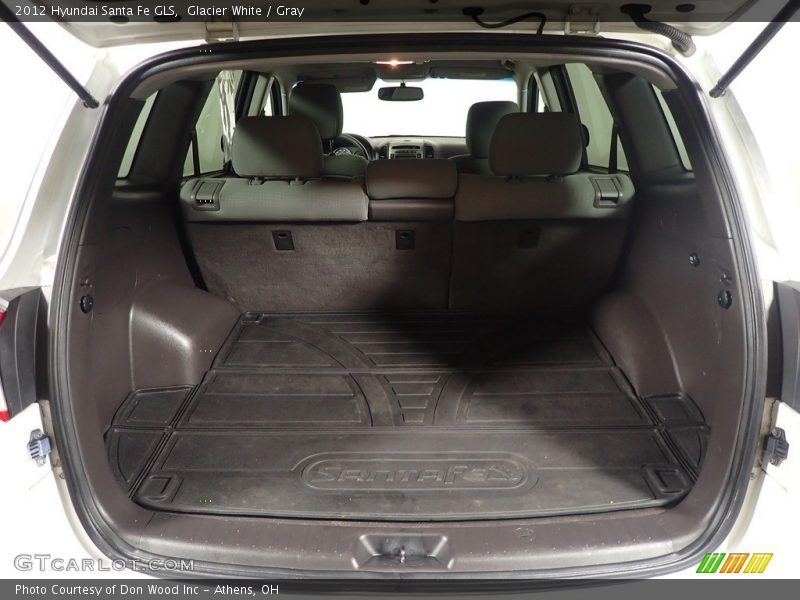 Glacier White / Gray 2012 Hyundai Santa Fe GLS