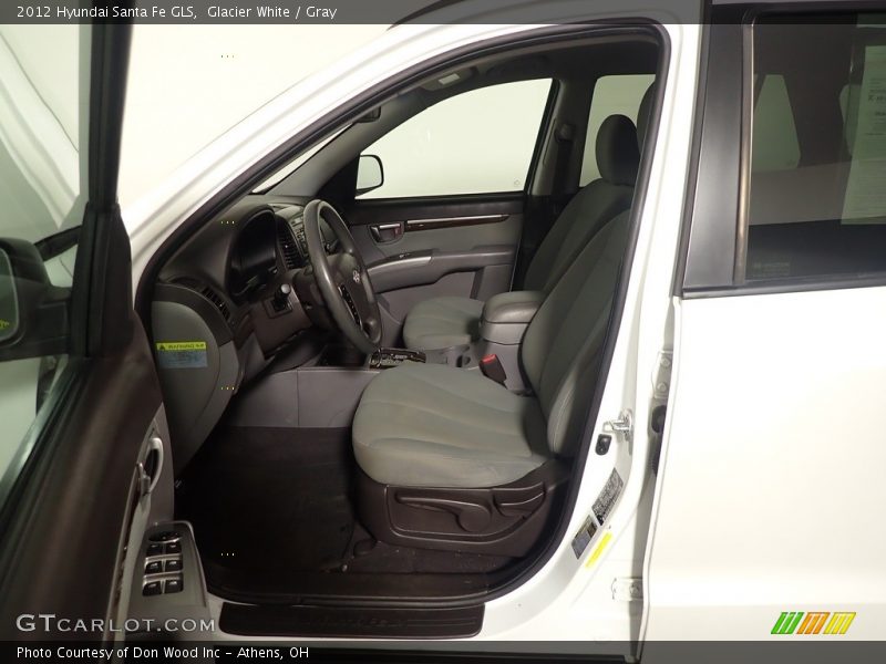 Glacier White / Gray 2012 Hyundai Santa Fe GLS