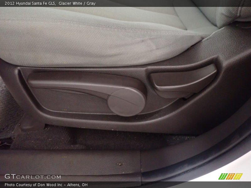 Glacier White / Gray 2012 Hyundai Santa Fe GLS