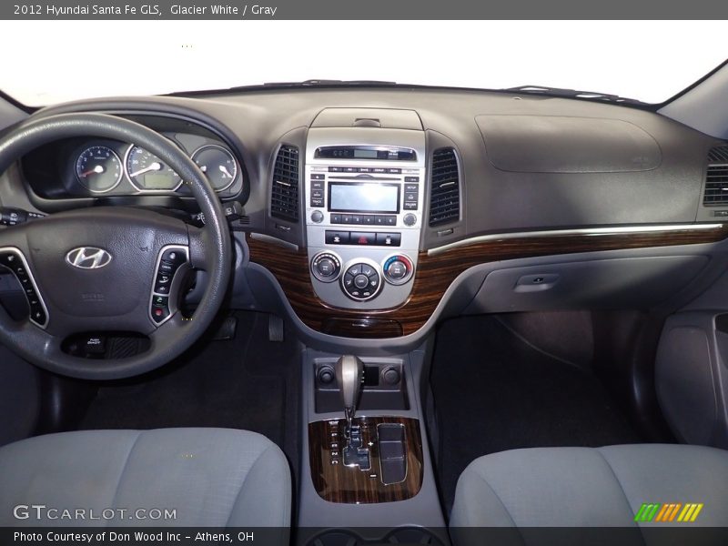 Glacier White / Gray 2012 Hyundai Santa Fe GLS