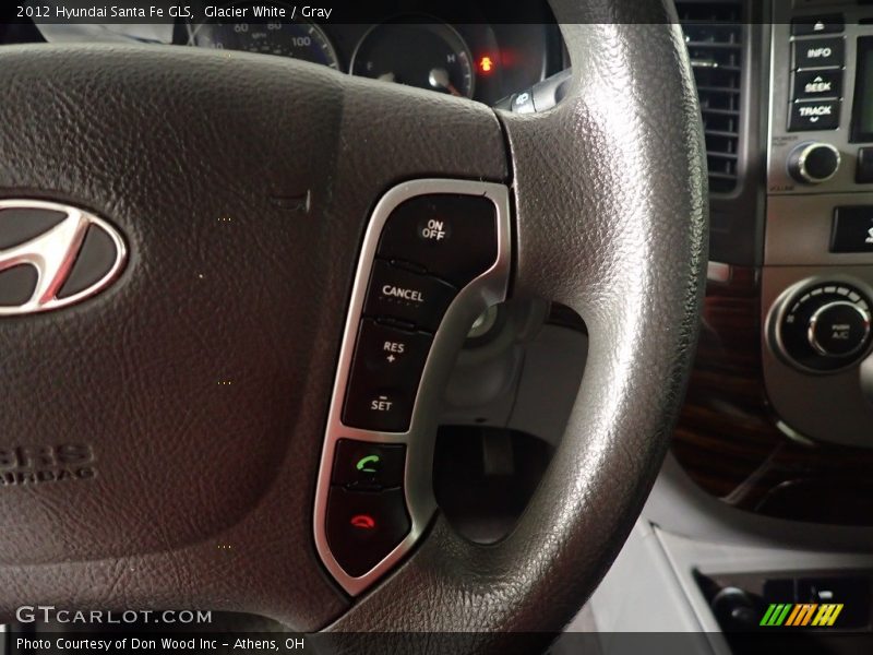 Glacier White / Gray 2012 Hyundai Santa Fe GLS