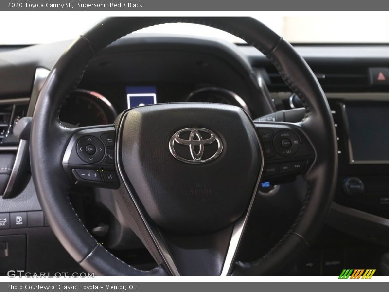 Supersonic Red / Black 2020 Toyota Camry SE