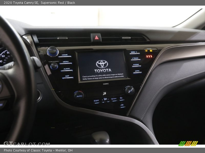 Supersonic Red / Black 2020 Toyota Camry SE