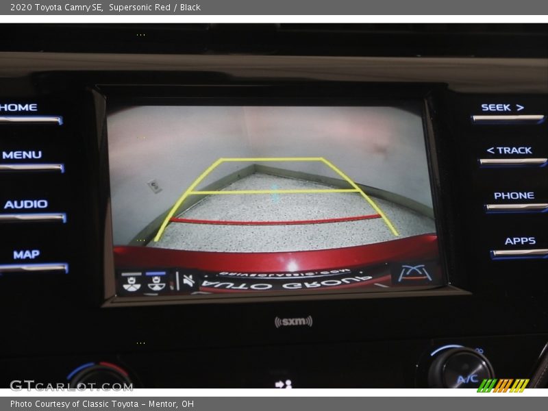 Supersonic Red / Black 2020 Toyota Camry SE