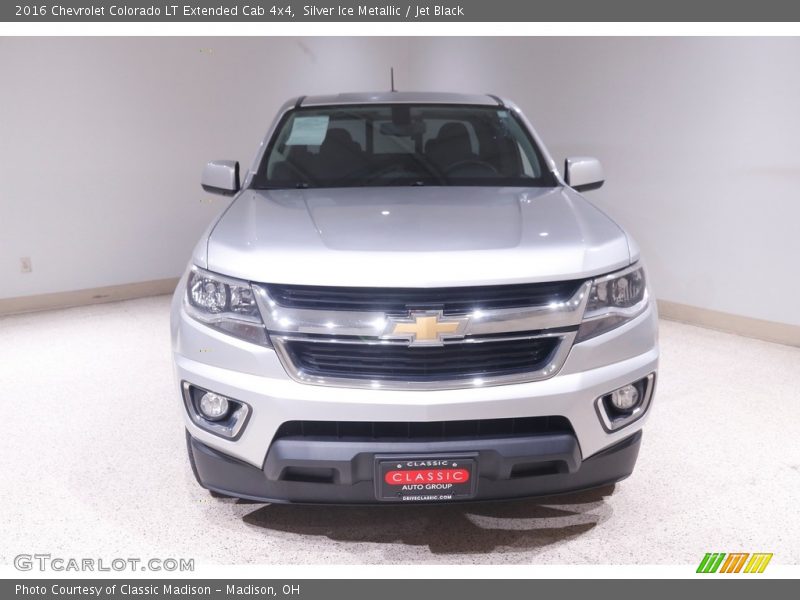Silver Ice Metallic / Jet Black 2016 Chevrolet Colorado LT Extended Cab 4x4