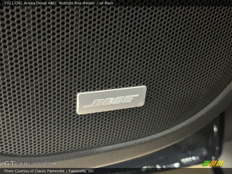 Midnight Blue Metallic / Jet Black 2021 GMC Acadia Denali AWD