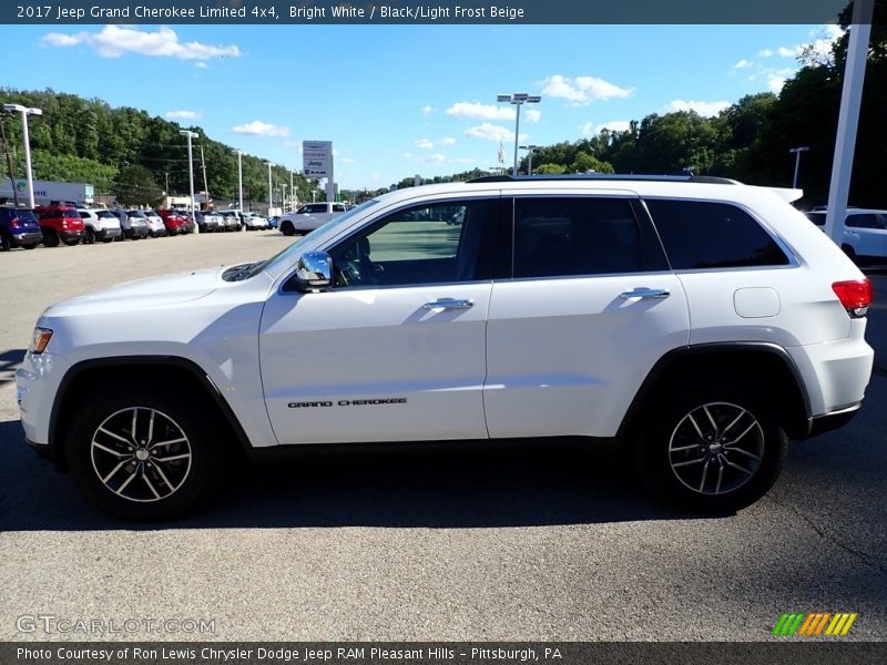 Bright White / Black/Light Frost Beige 2017 Jeep Grand Cherokee Limited 4x4