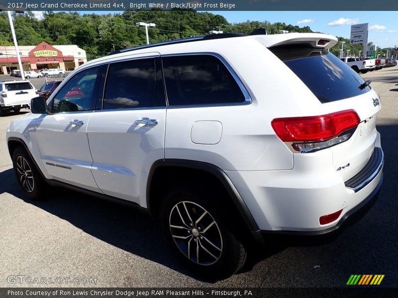 Bright White / Black/Light Frost Beige 2017 Jeep Grand Cherokee Limited 4x4
