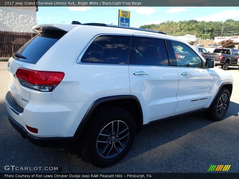 Bright White / Black/Light Frost Beige 2017 Jeep Grand Cherokee Limited 4x4