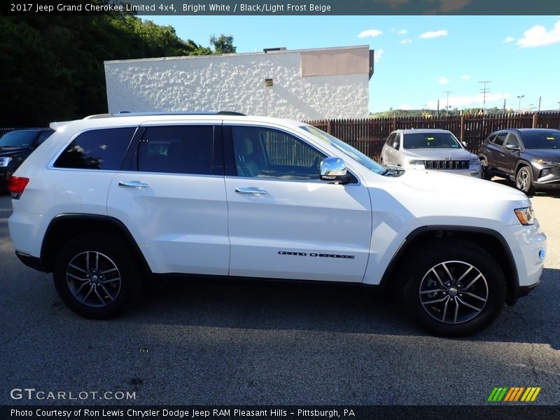 Bright White / Black/Light Frost Beige 2017 Jeep Grand Cherokee Limited 4x4