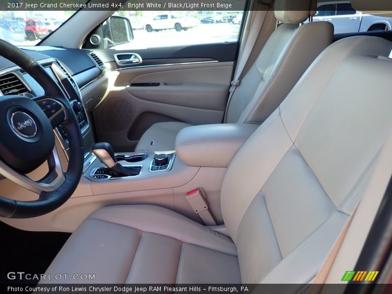 Bright White / Black/Light Frost Beige 2017 Jeep Grand Cherokee Limited 4x4