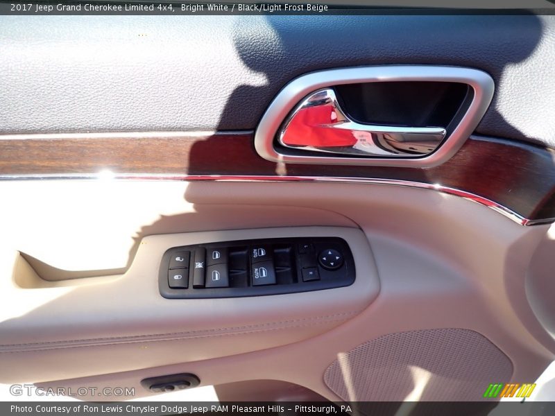 Bright White / Black/Light Frost Beige 2017 Jeep Grand Cherokee Limited 4x4