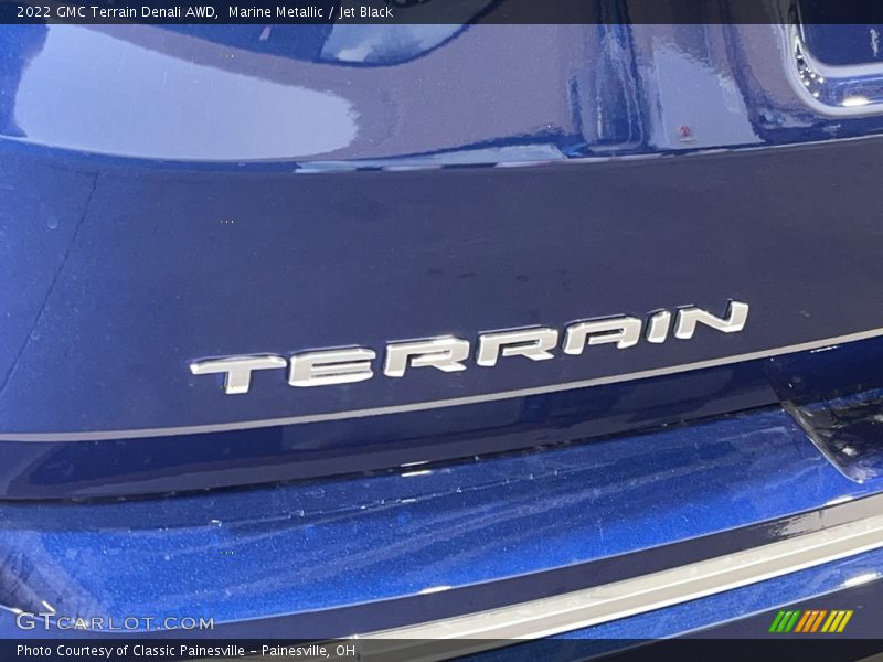 Marine Metallic / Jet Black 2022 GMC Terrain Denali AWD