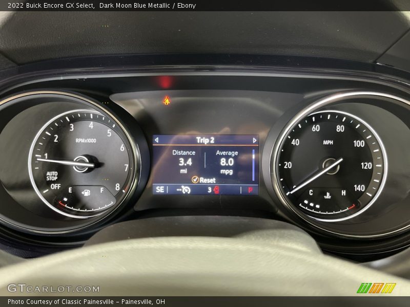 Dark Moon Blue Metallic / Ebony 2022 Buick Encore GX Select