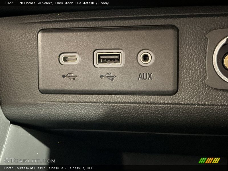 Dark Moon Blue Metallic / Ebony 2022 Buick Encore GX Select